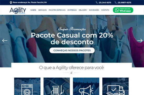 Imagem sobre criação de sites para lavanderias